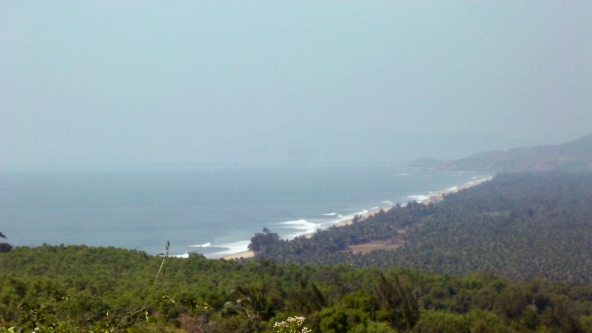 Vue d'ensemble de la plage de Gokarna