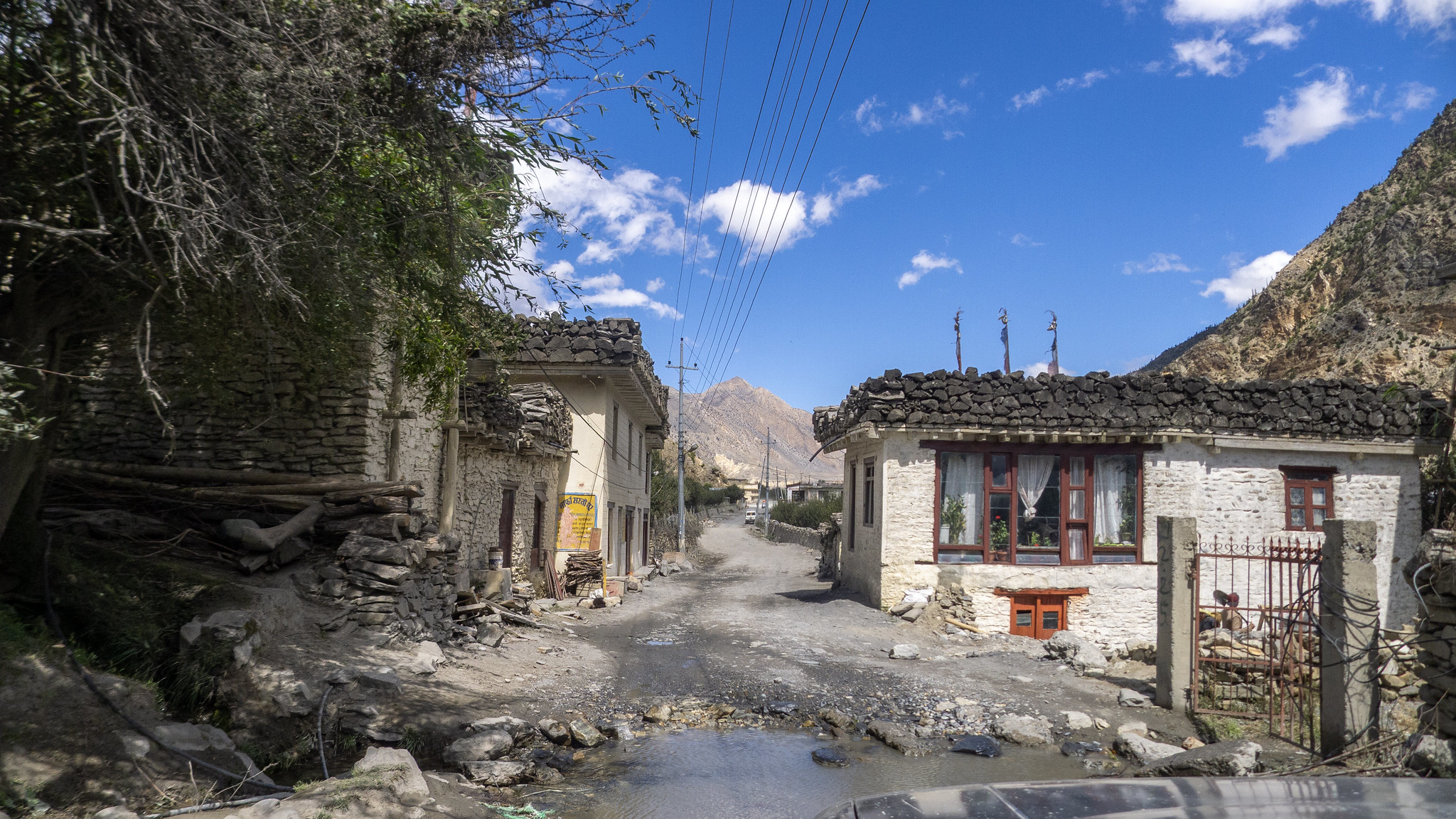 Quelque part le long des gorges de la Gandaki
