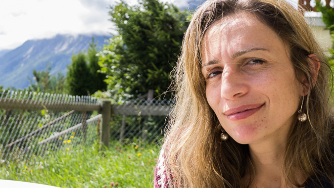 Andrea, mon amie et furure mère de notre futur enfant